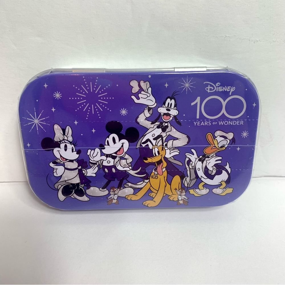 NWT. Disney 100 years mint tin. Mickey, Minnie, Donald, Goofy, Pluto, etc
